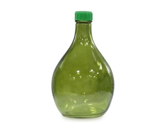 Бутыль ТО-52 Дамижана зелёная 5 л